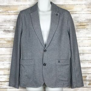 Original Penguin gray 2 button casual blazer sz M